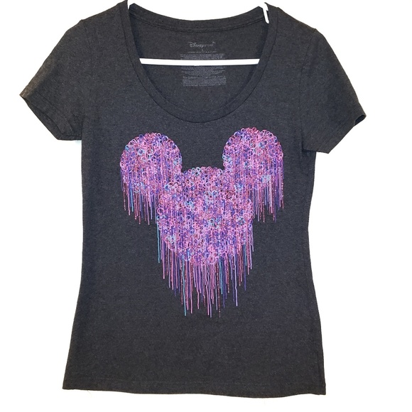 Disney Tops Paint Drip Mickey Mouse Head Poshmark